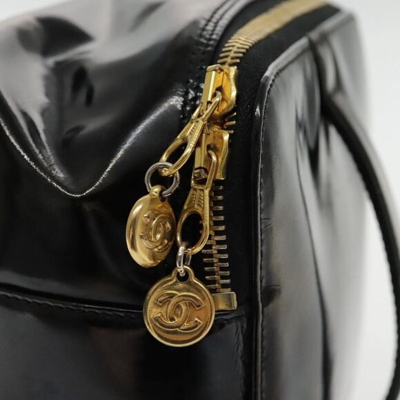Chanel Vanity Black Patent Leather Clutch Bag (Pre-Owned) - Picture 11 of 16